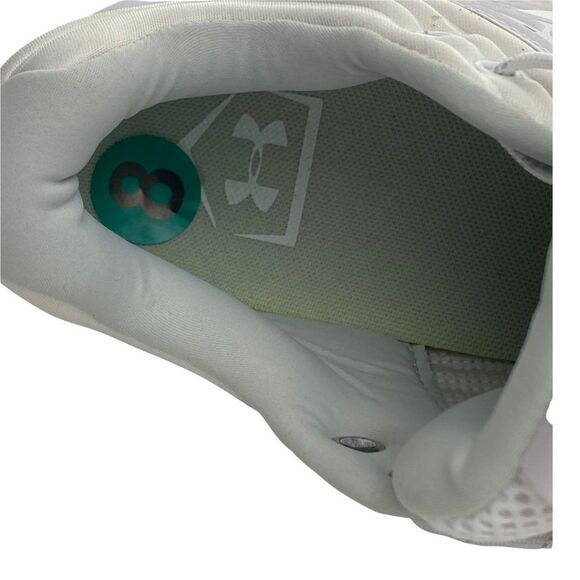 Under Armour Women's White Glyde TPU Baseball Softball Shoe US 8 - Picture 9 of 13